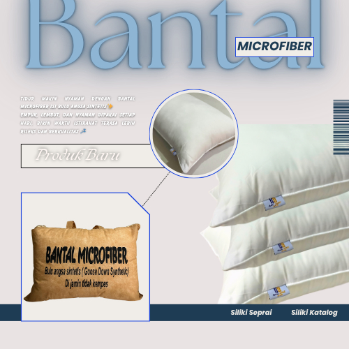 Bantal Premium - Bantal Hotel - Bantal Tidur  -Bantal Microfiber (Bulu angsa Sintetis)