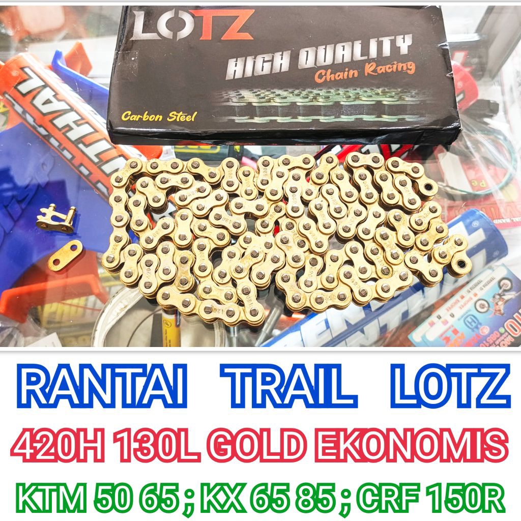 Rantai LOTZ 420H 130L GOLD EKONOMIS