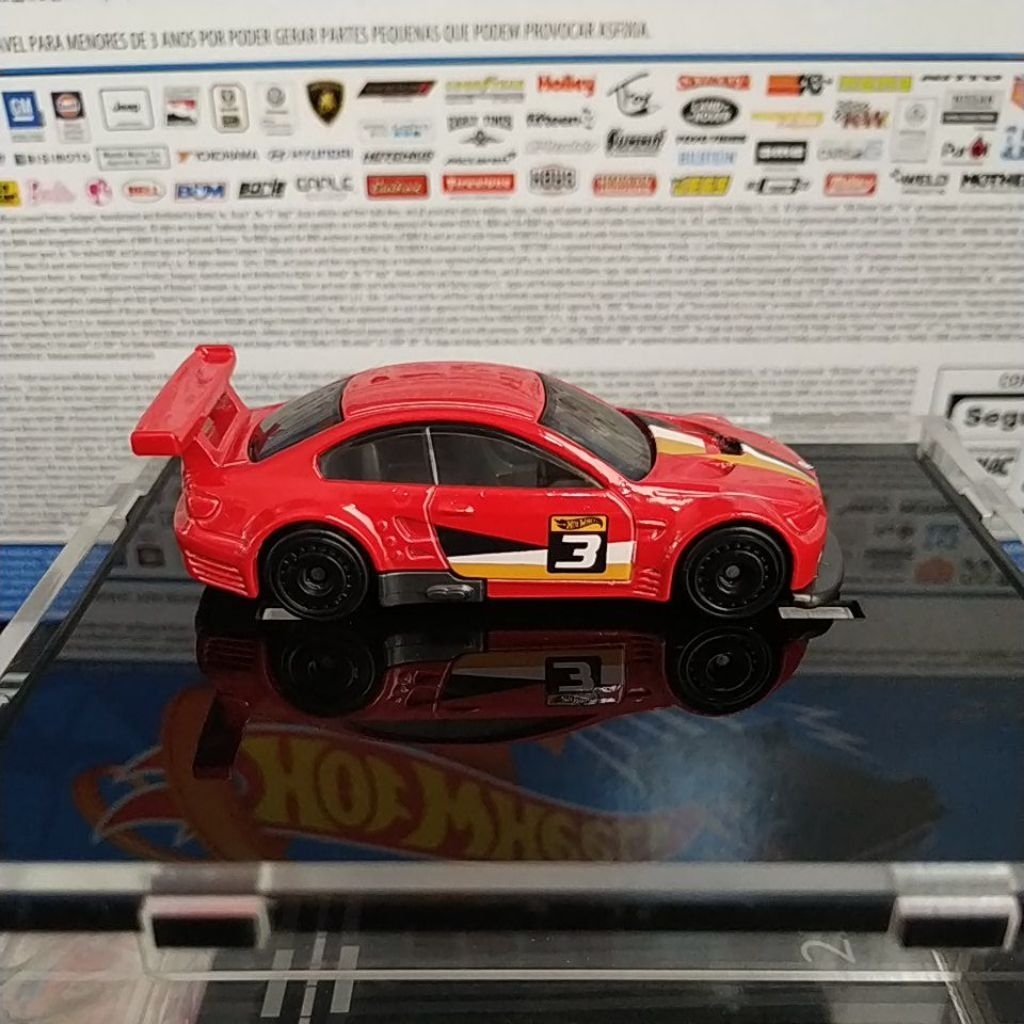 Diecast Loose Hot Wheels BMW M3 GT2 Merah