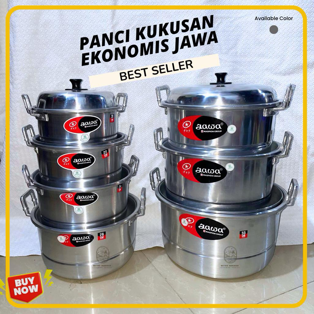 Panci Set Aluminium Jawa / Global Eagle / Panci Sayur / Panci Kuah / Panci Masak Air / Panci Mie Reb