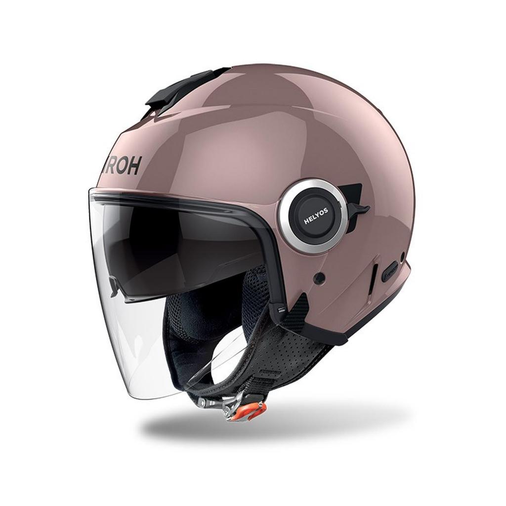 HELM AIROH HELYOS METALLIC ROSE HELMET HALF FACE AIROH ORIGINAL HALF FACE