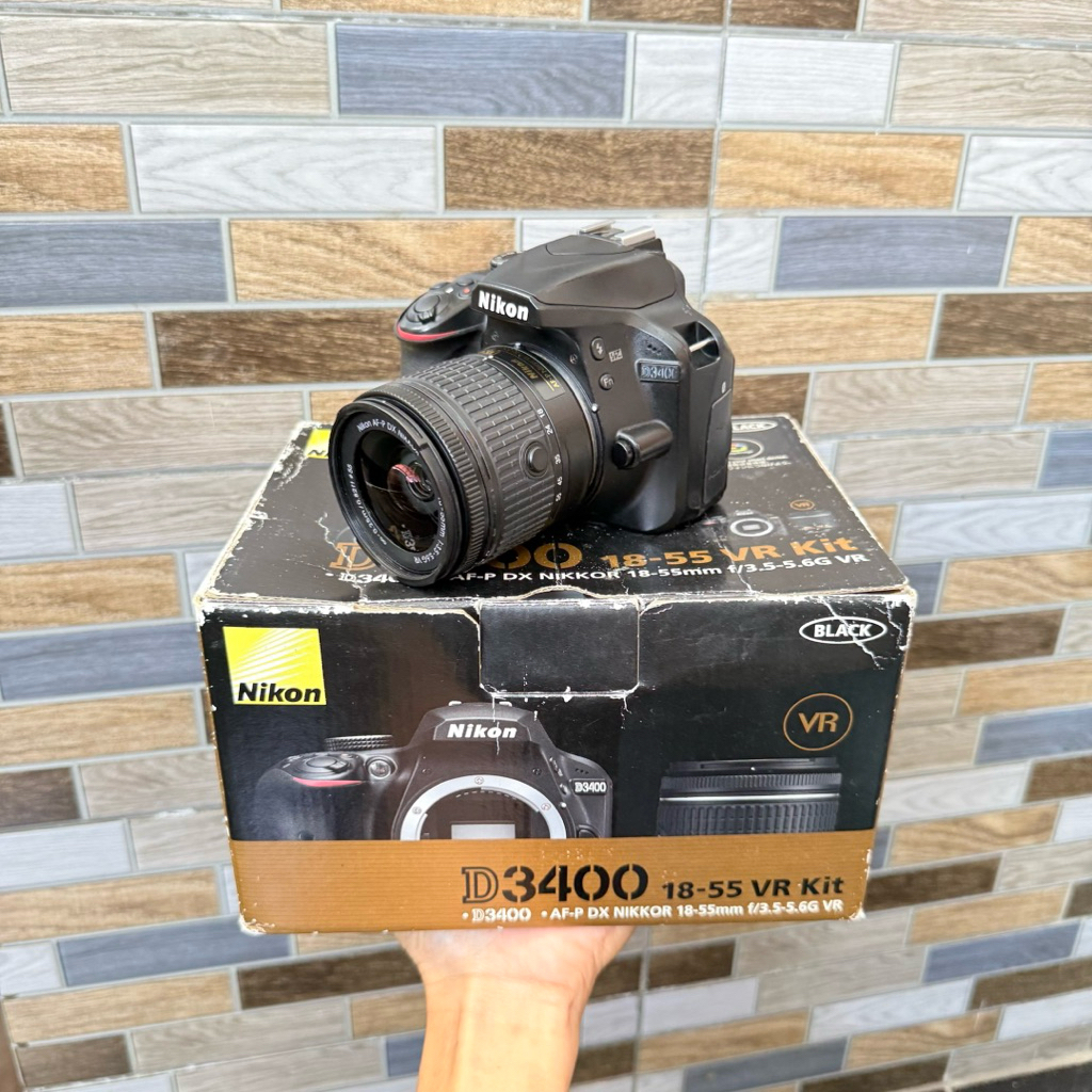 Nikon D3400 Lensa 18-55mm Bluetooth