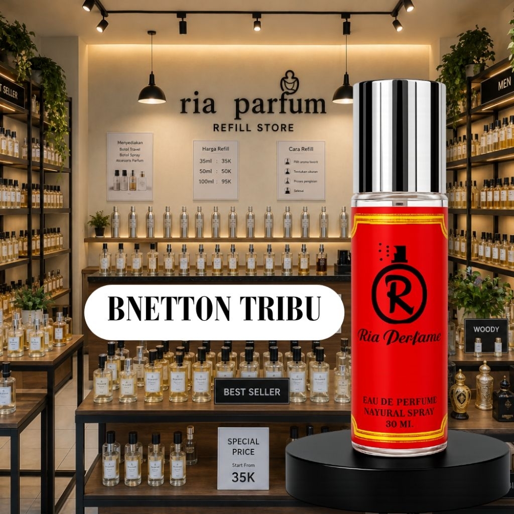 PARFUM TERLARIS SEPANJANG MASA<BENETTON TRIBU>BEST SELLER