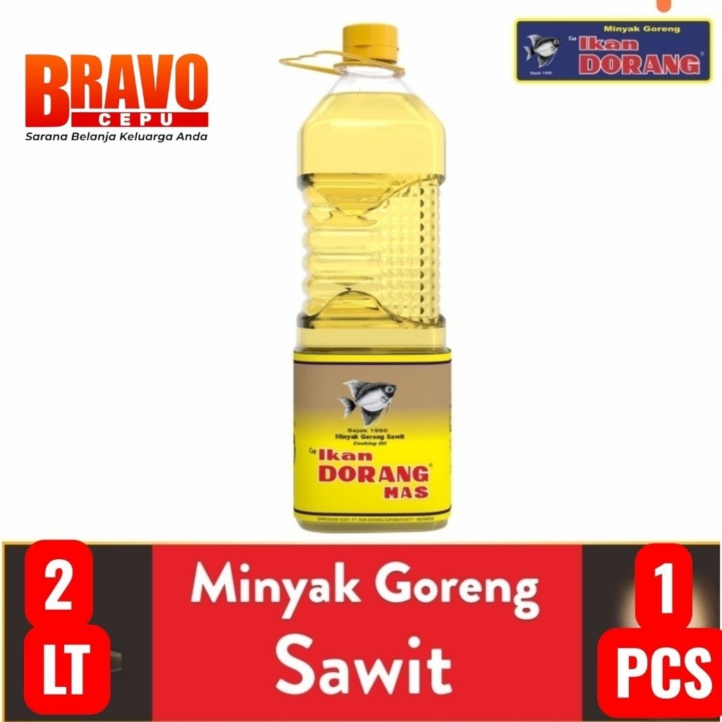 Minyak goreng Ikan Dorang Mas 2 LITER// MINYAK DORANG