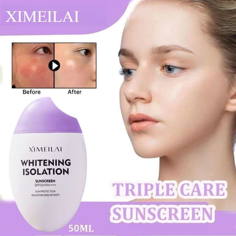 tabir surya spf 50 pa++++ sunscreen Tabir surya wajah dan tubuh  Tabir surya isolasi pemutih
