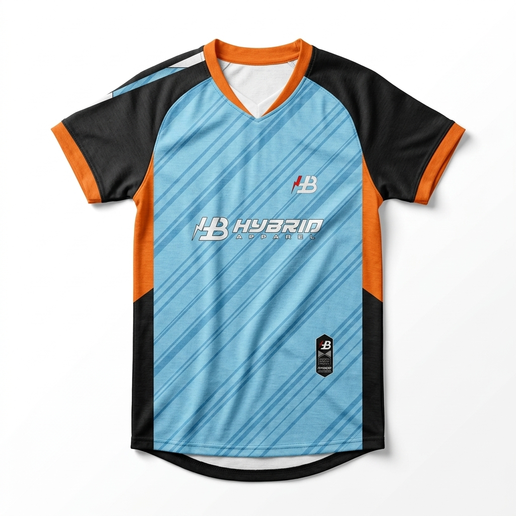 Jersey Hybrid Apparel Cyber Armor Baju Olahraga Futsal Badminton Voli dan Casual