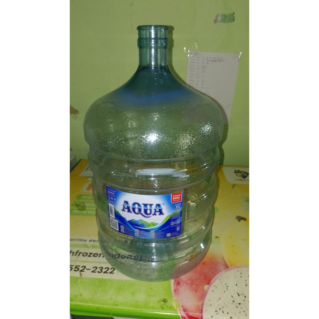 Galon Aqua Bekas Kosong Kondisi Baik Tidak Bocor Grade Premium 1 Galon 19 Liter