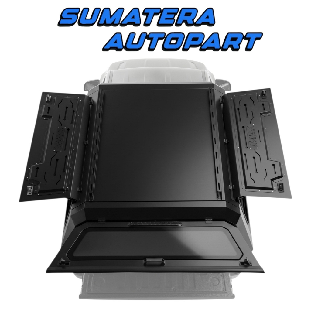 RMX Overland Kanopi / Canopy Tutup Bak Double Cabin Hilux Dmax Navara Ranger Triton Iron Alloy