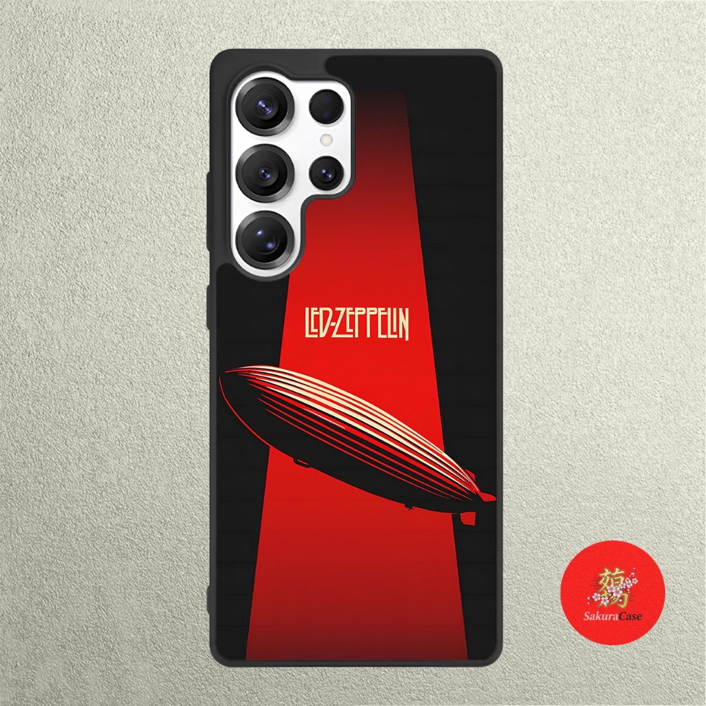 Case Samsung S26 S25 S24 S23 S22 S21 S20 S10 S9 Ultra Plus Fe Edge Rubber Softcase LED ZEPPELIN Lege