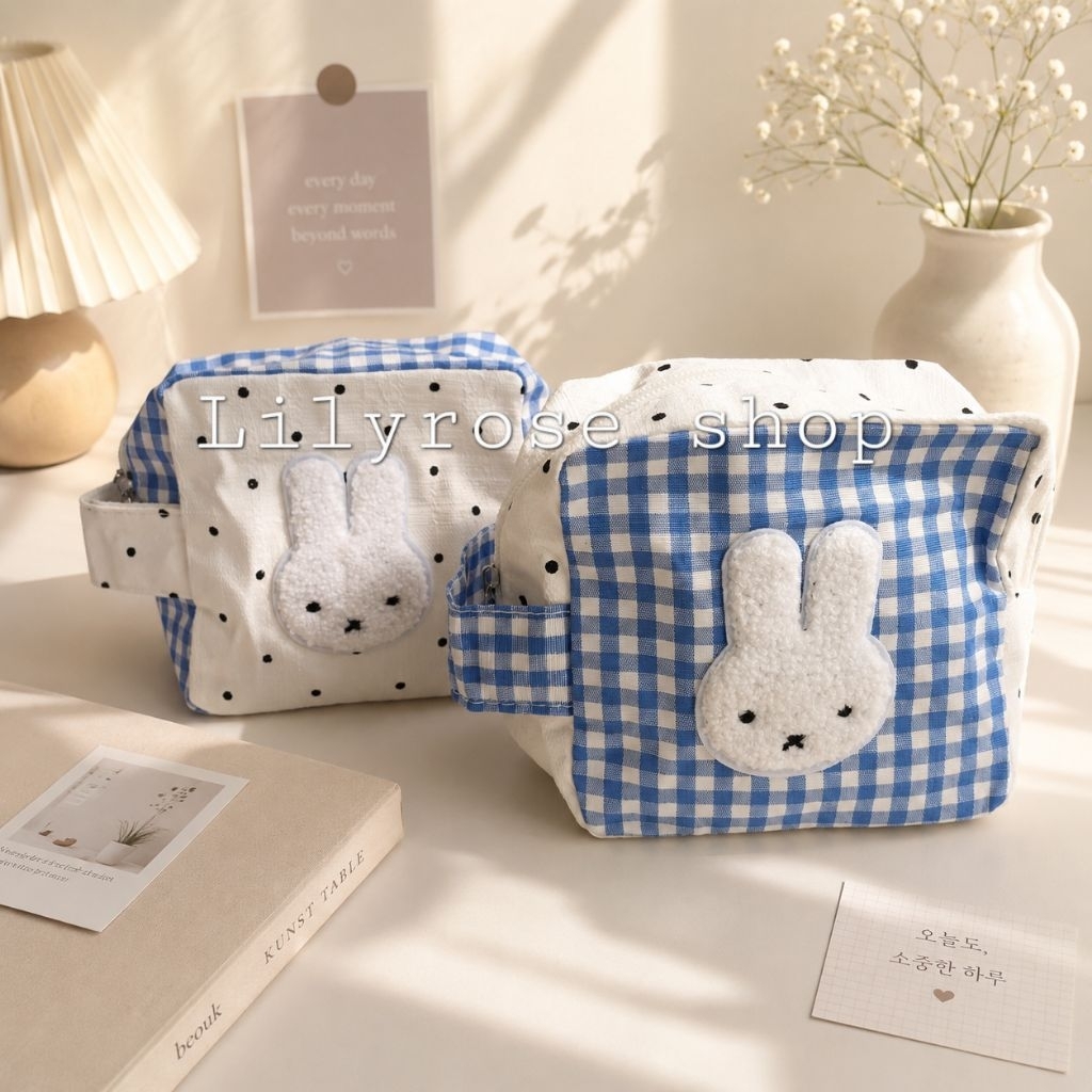 Pouch petak canvas makeup pouch MIFFY PPM01
