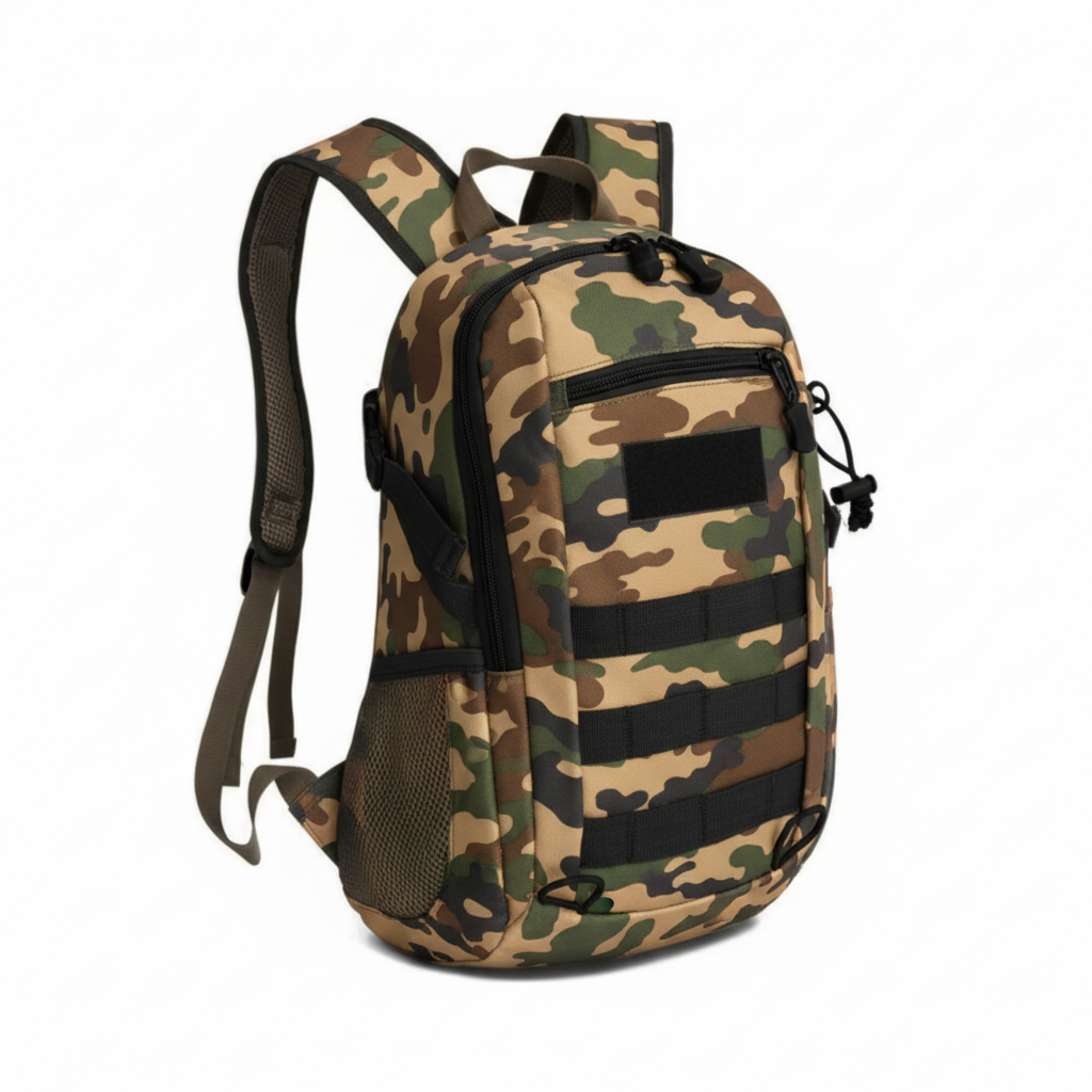 CORDURA - Tas Ransel Mini Militer Pria 12L Outdoor Camping Dan Solo Hiking Waterresistant