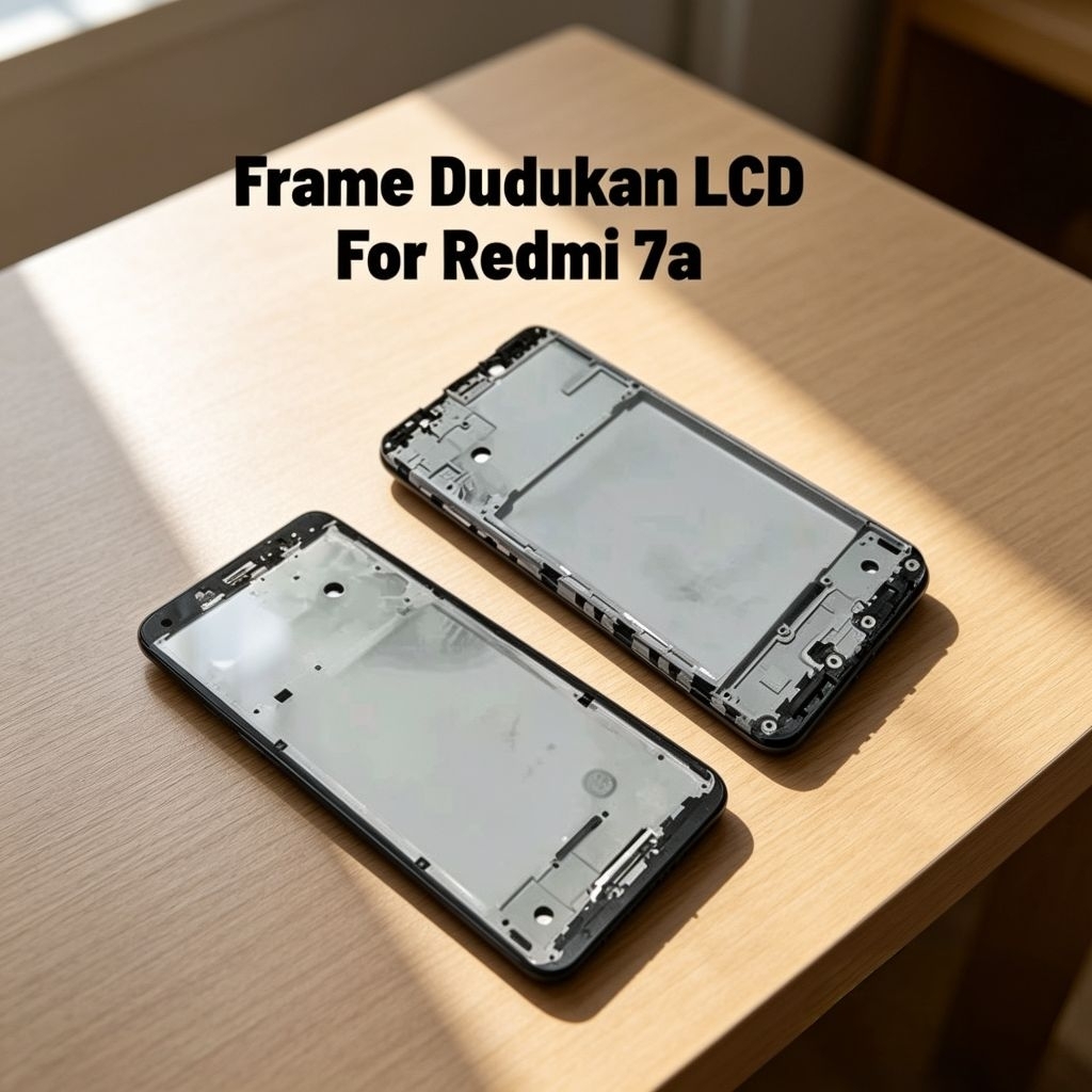 MIDDLE FRAME UNTUK XIOMI REDMI 7A TATAKAN LCD RANGKA TENGAH
