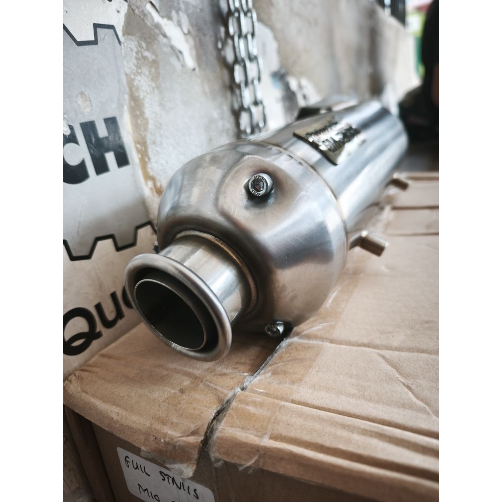 knalpot standard racing empush stainless Mio karbu Mio smile Mio soul dll