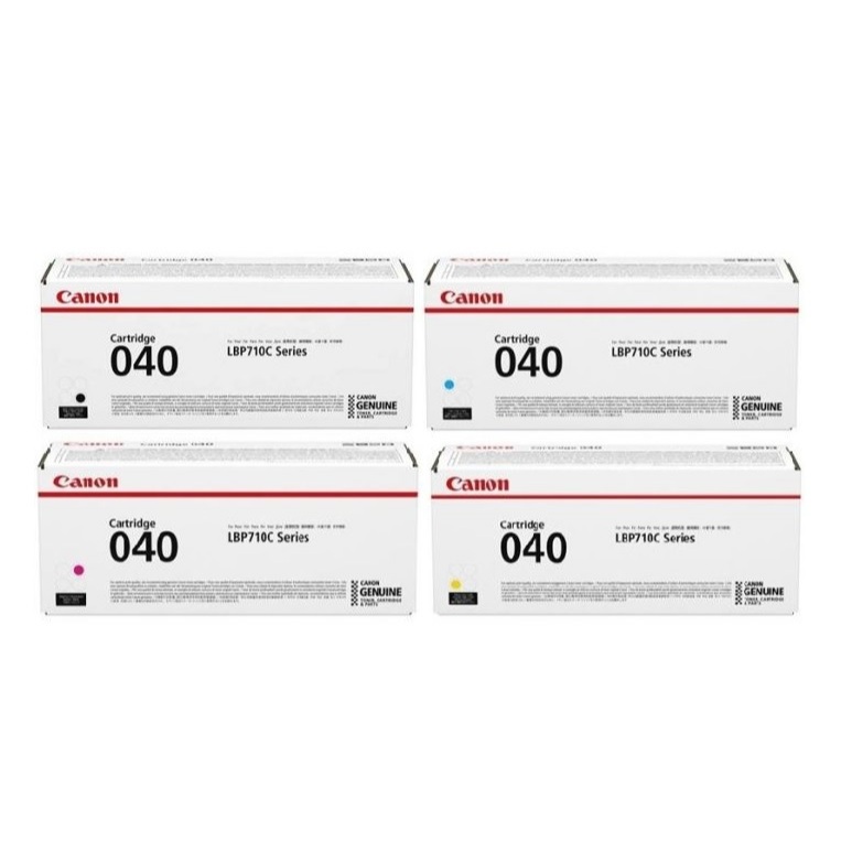 Toner Canon CRG-040 Black & Colour Original Cartridge Printer Canon i-SENSYS LBP710Cx 712Cx 712Cdn