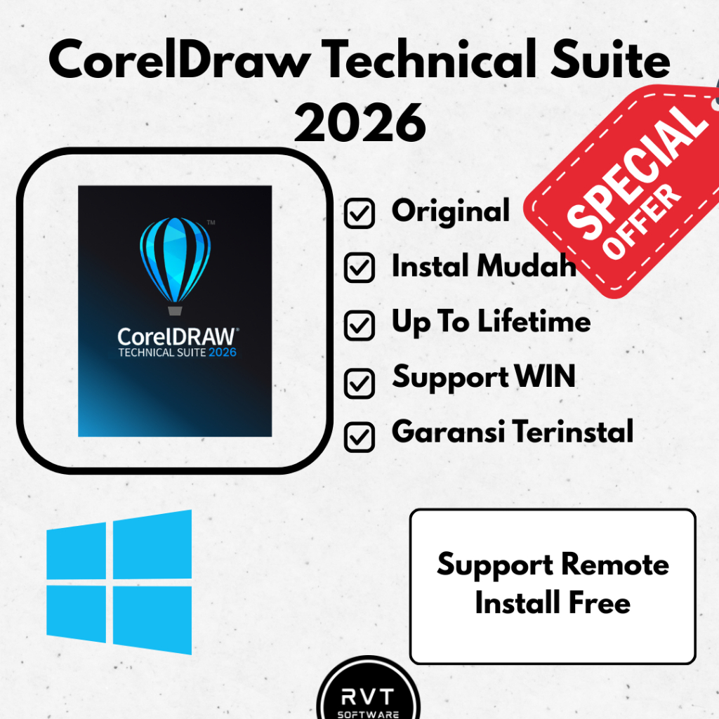 CorelDraw Graphics Technical Suite 2026 Original License Lifetime
