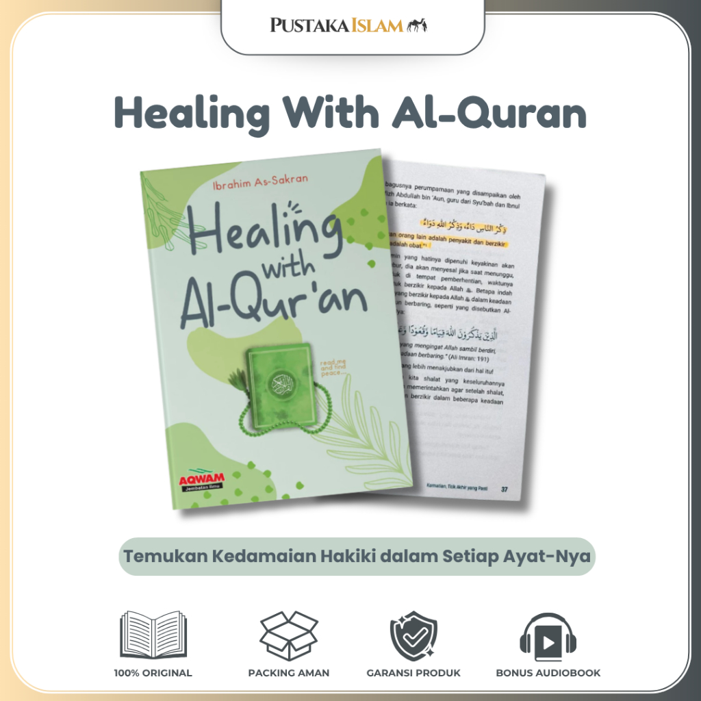 Buku Healing With Alquran – Menyembuhkan Hati Lewat Ayat & Kedekatan Dengan Allah