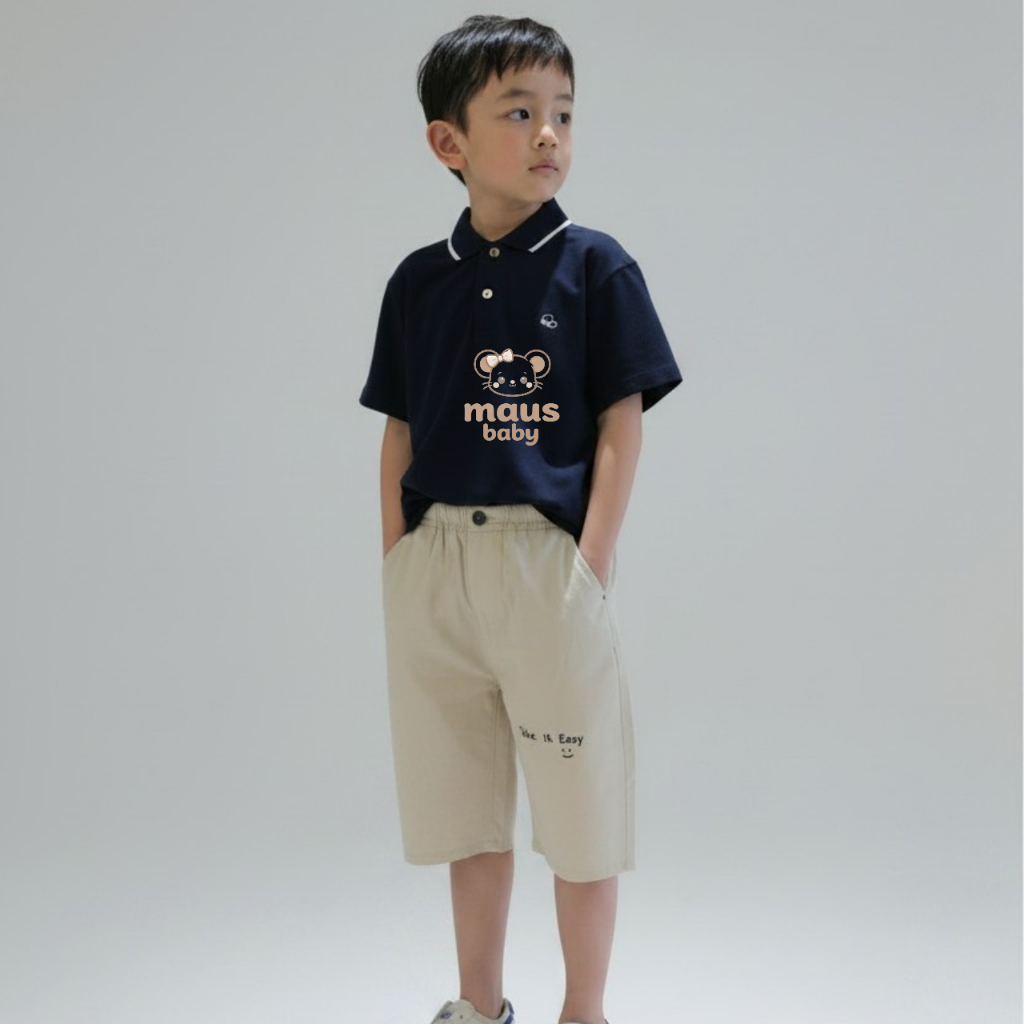 Maus Baby  | Celana Pendek Chino Anak Unisex Korea Style
