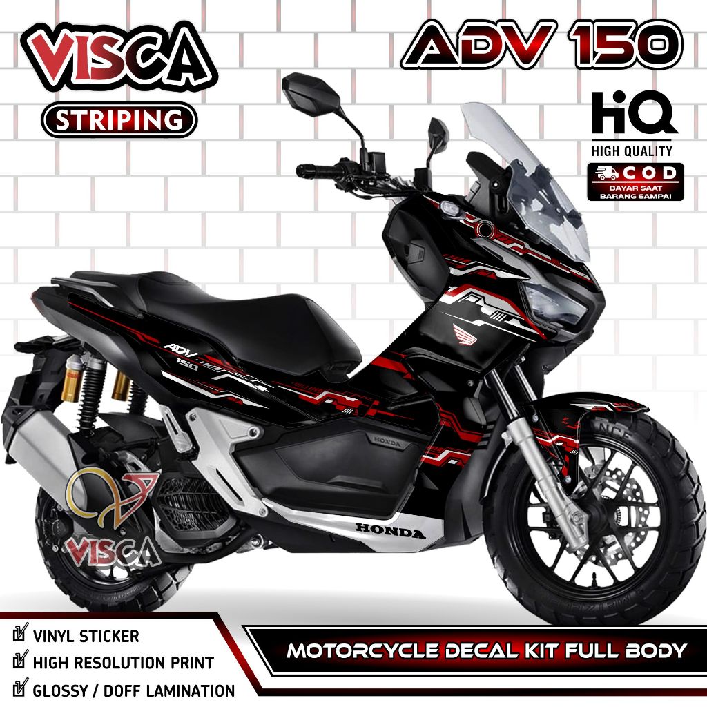 Decal ADV 150 Full Body - Stiker ADV 150 Full Body - Dekal ADV 150 Full Body - Striping ADV 150 Vari
