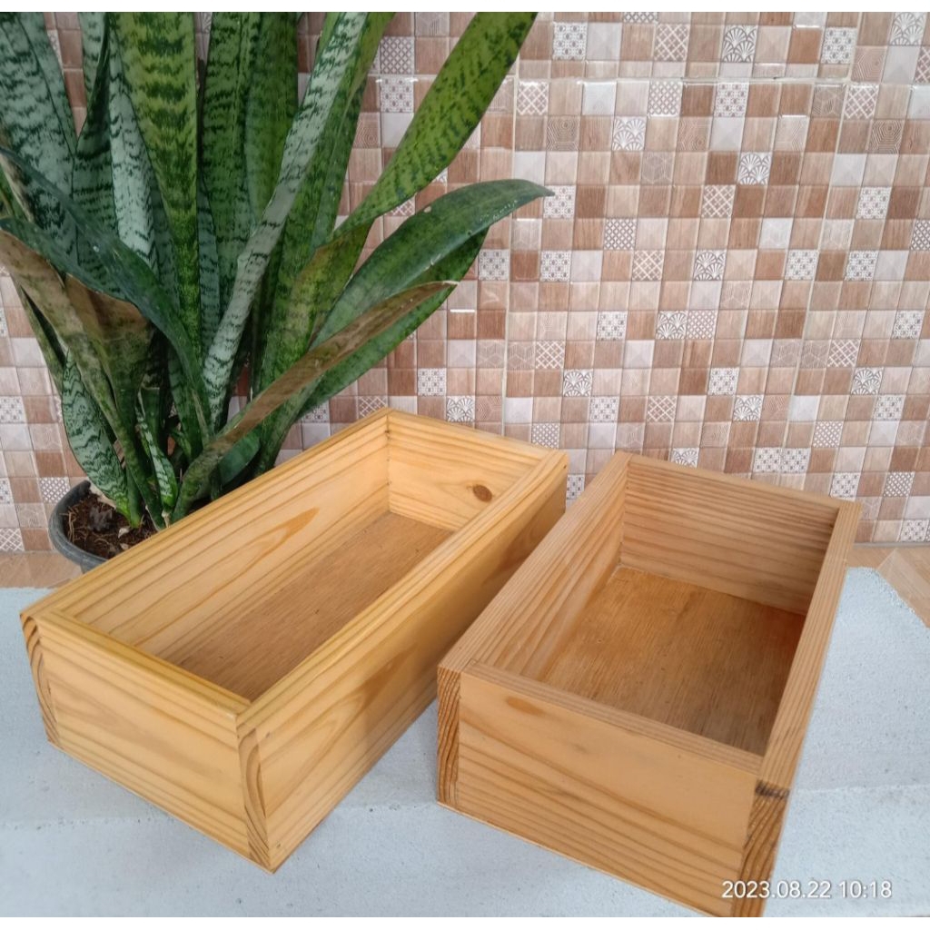 Kotak Kayu Serbaguna | Wadah Penyimpanan
