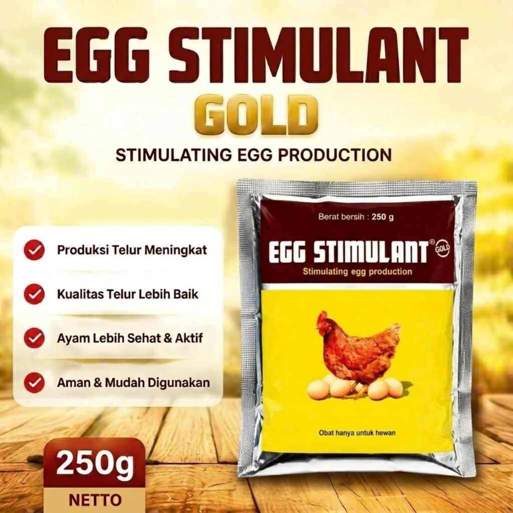 [KHUSUS AYAM PETELUR] Egg Stimulant 250gr Vitamin B Complex - Pakan Ayam Petelur, Egg Stimulant Ayam