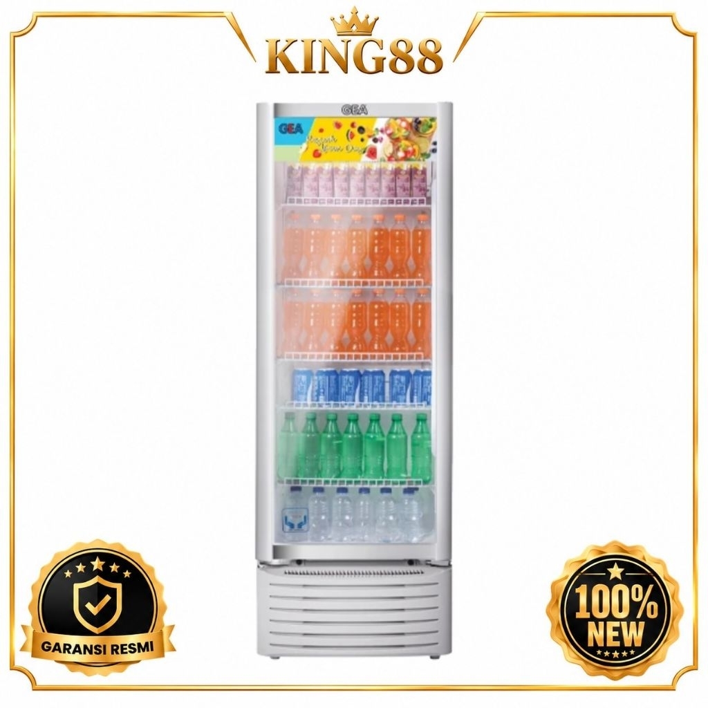 GEA EXPO-37FR Display Cooler / Pendingin Minuman GEA EXPO37FR / Showcase Pendingin 5 Rak