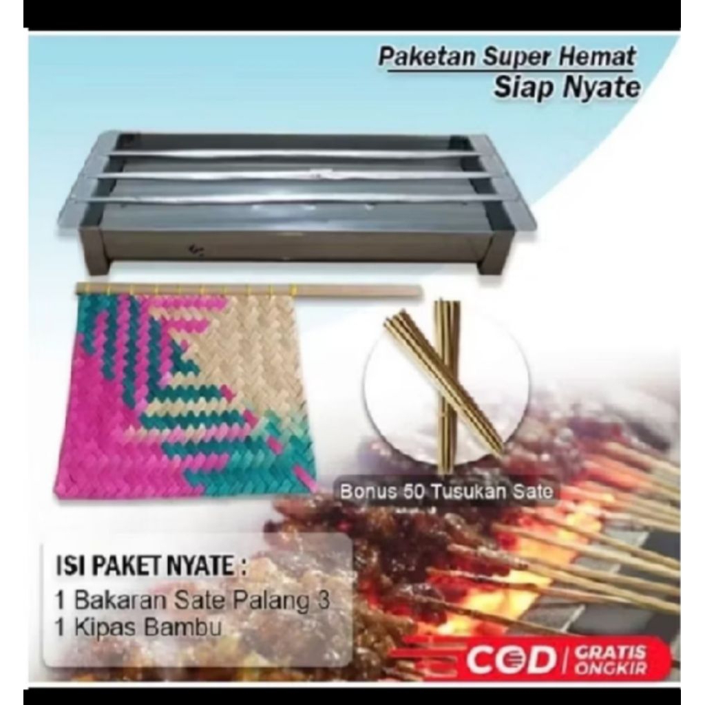 pangangan sate paket hemat seusia gambar