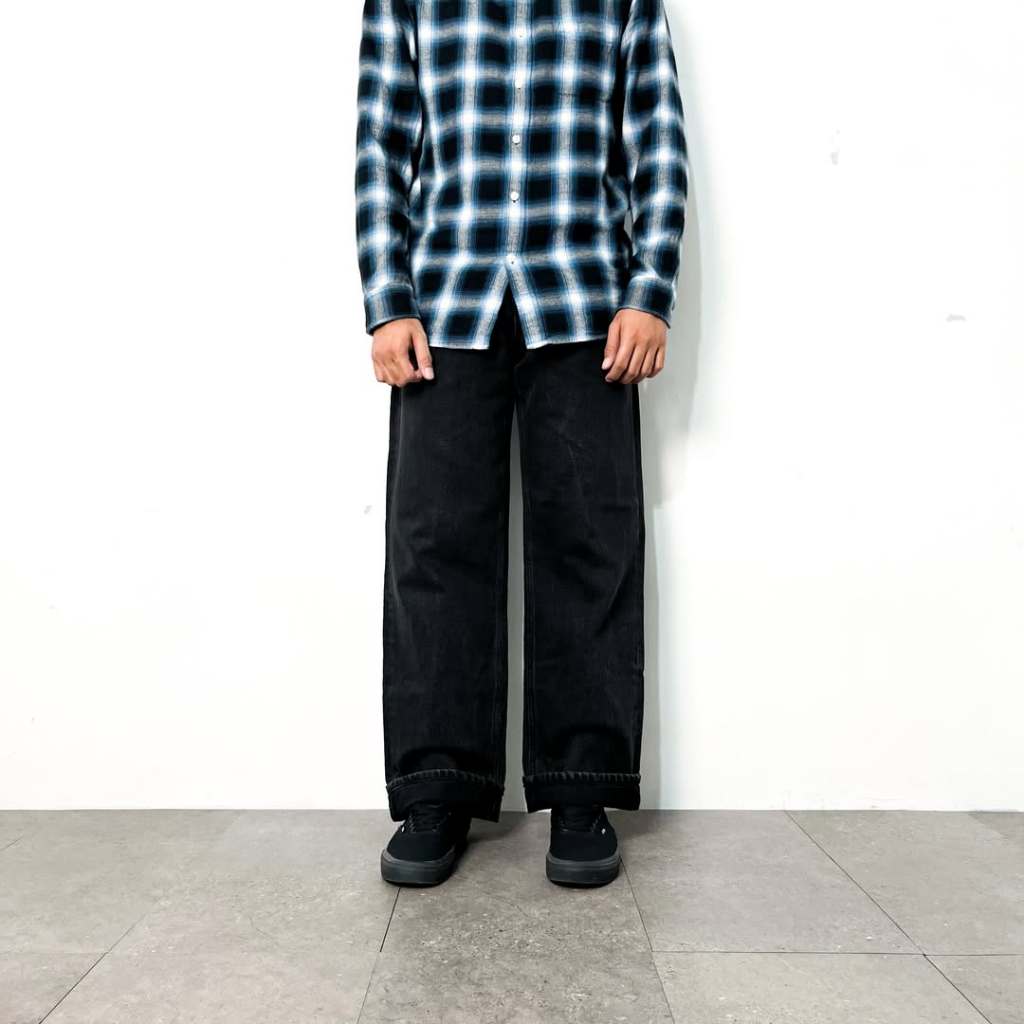 cuanwell - MUS!SA BLACKWASH REGULAR JEANS (KZ4)