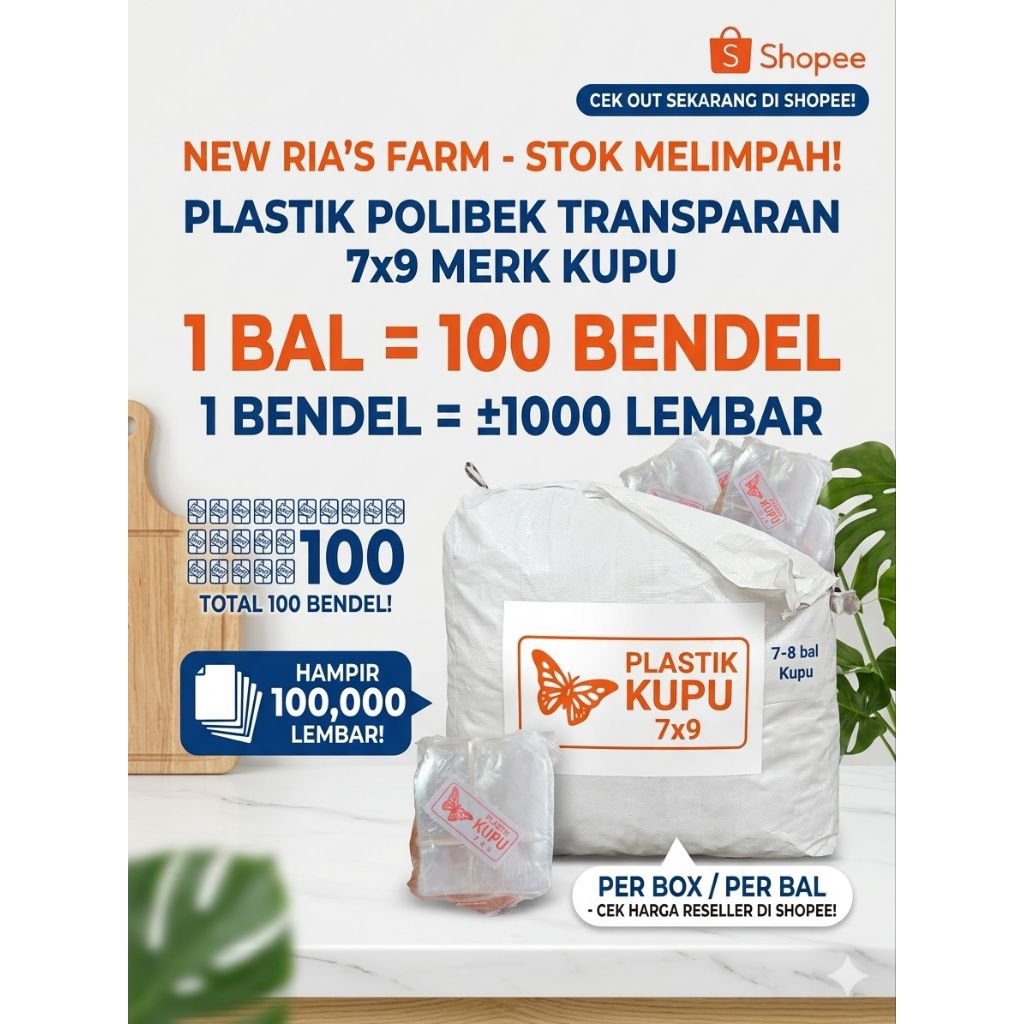 POLIBEK KUPU 7x9 POLIBEK semai cabe semangka plastik semai cabai