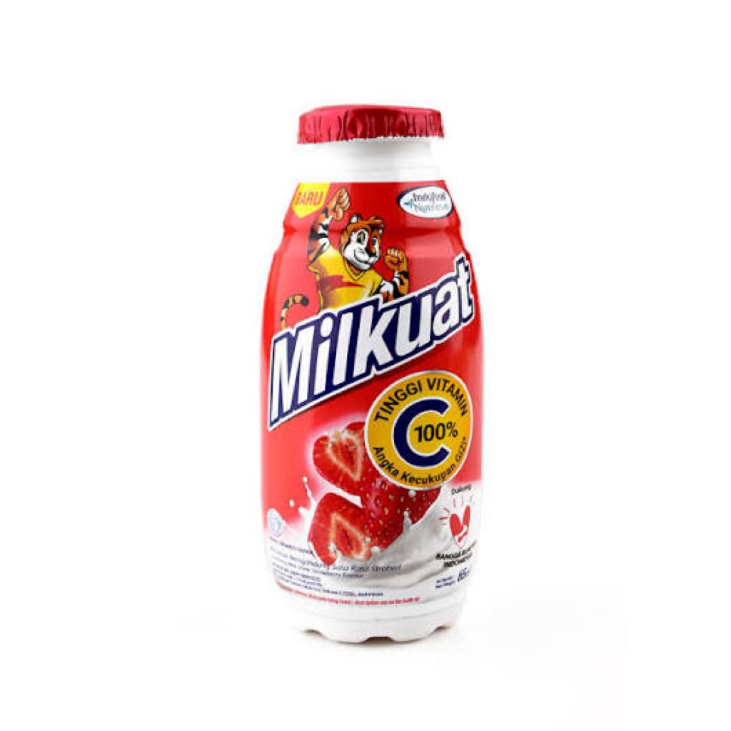 Susu Milkuat Botol 65ml Rasa Stoberi dan Orange