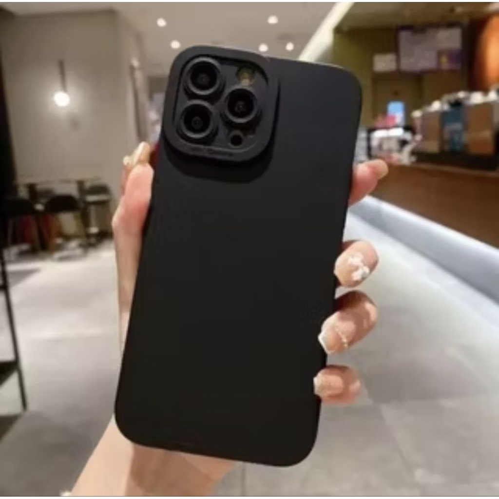 Silikon full black soft case pro camira SAMSUNG A01 -SOFT CASE PRO CAMERA FULL HITAM SAMSUNG M33 5G 