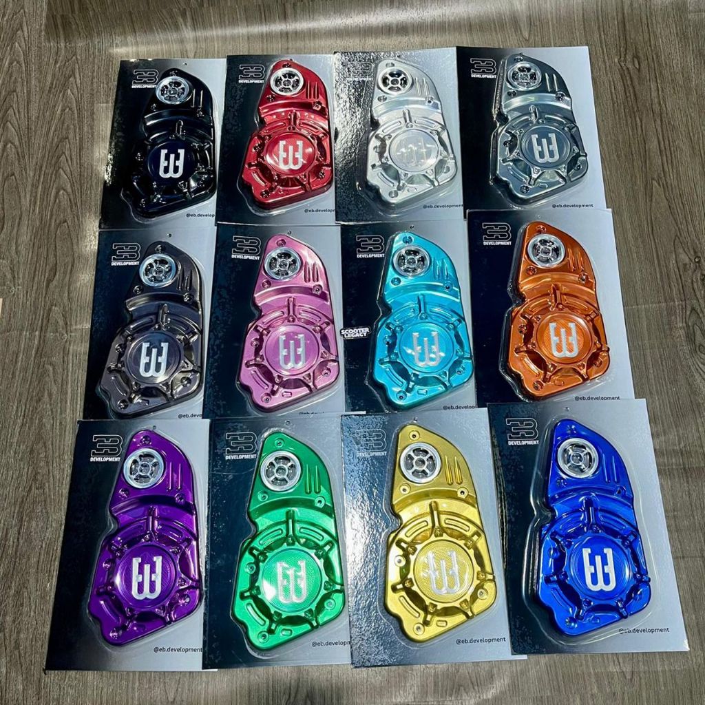 Cover Box Filter EB.DEV Alumunium CNC Vespa Sprint Primavera 3V Iget 2024 2025 2026 Up