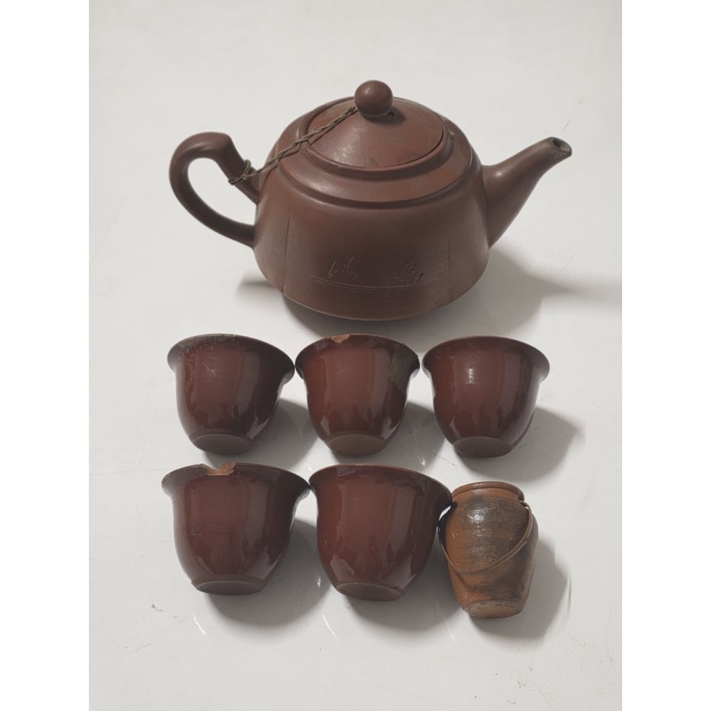 Antik Koleksi Teko Keramik China thn1980 an Vintage Classic Jaman Dulu Jadul