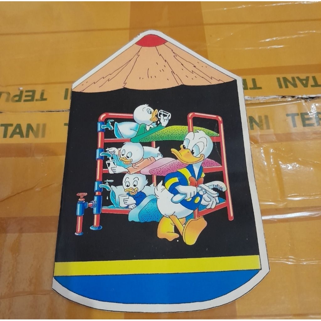 Kartu Kalender Januari 1993 Donal Bebek