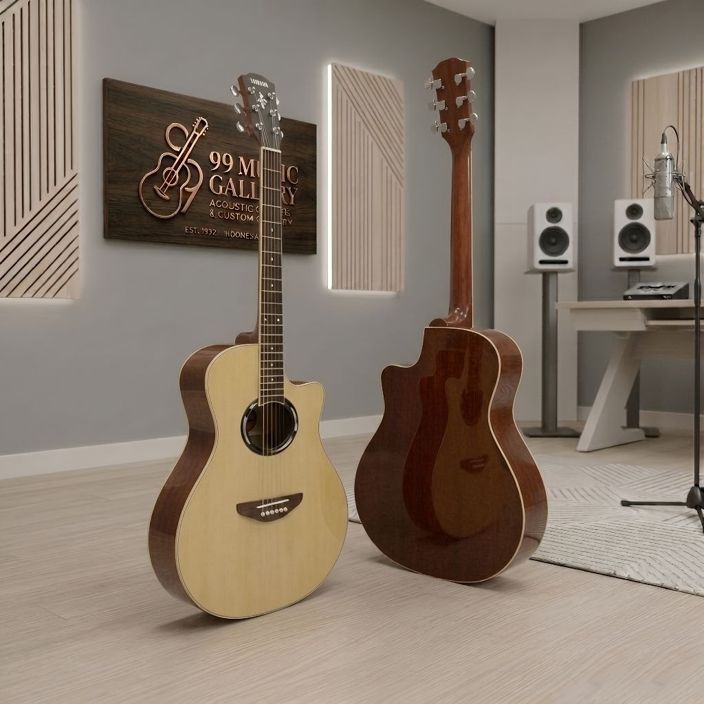 Gitar Akustik Guitar Akustik Elektrik Yamaha APX500ii APX 500ii Custom Tanam Besi