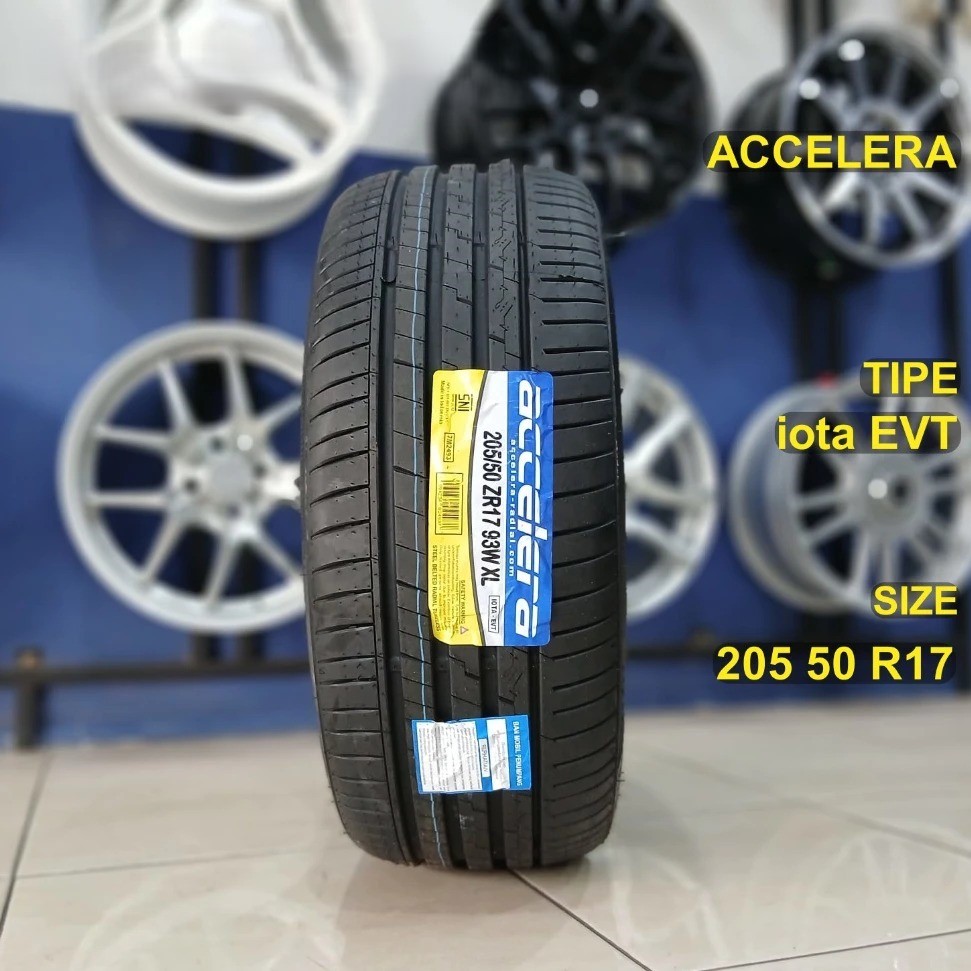 Ban mobil tubles empuk ukuran ACCELERA iota EVT Ban radial mobil Ring17 produksi terbaru