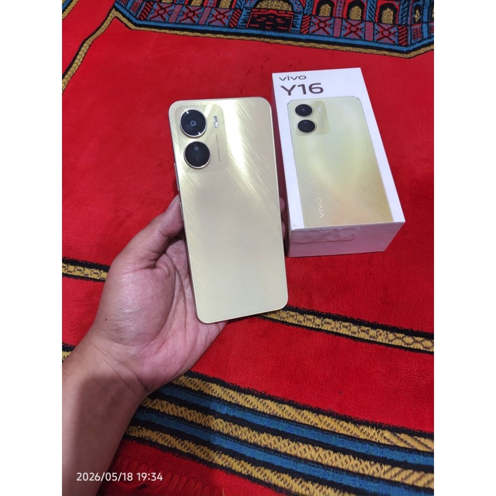 vivo y16 ram 4gb 64gb fulset lengkap garansi resmi hp bekas murah ky samsung a50s