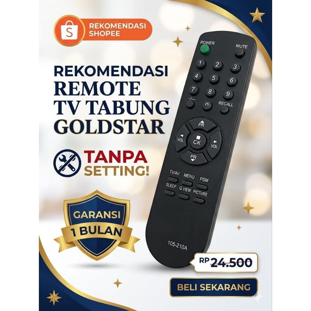 Remote TV tabung merk Goldstar