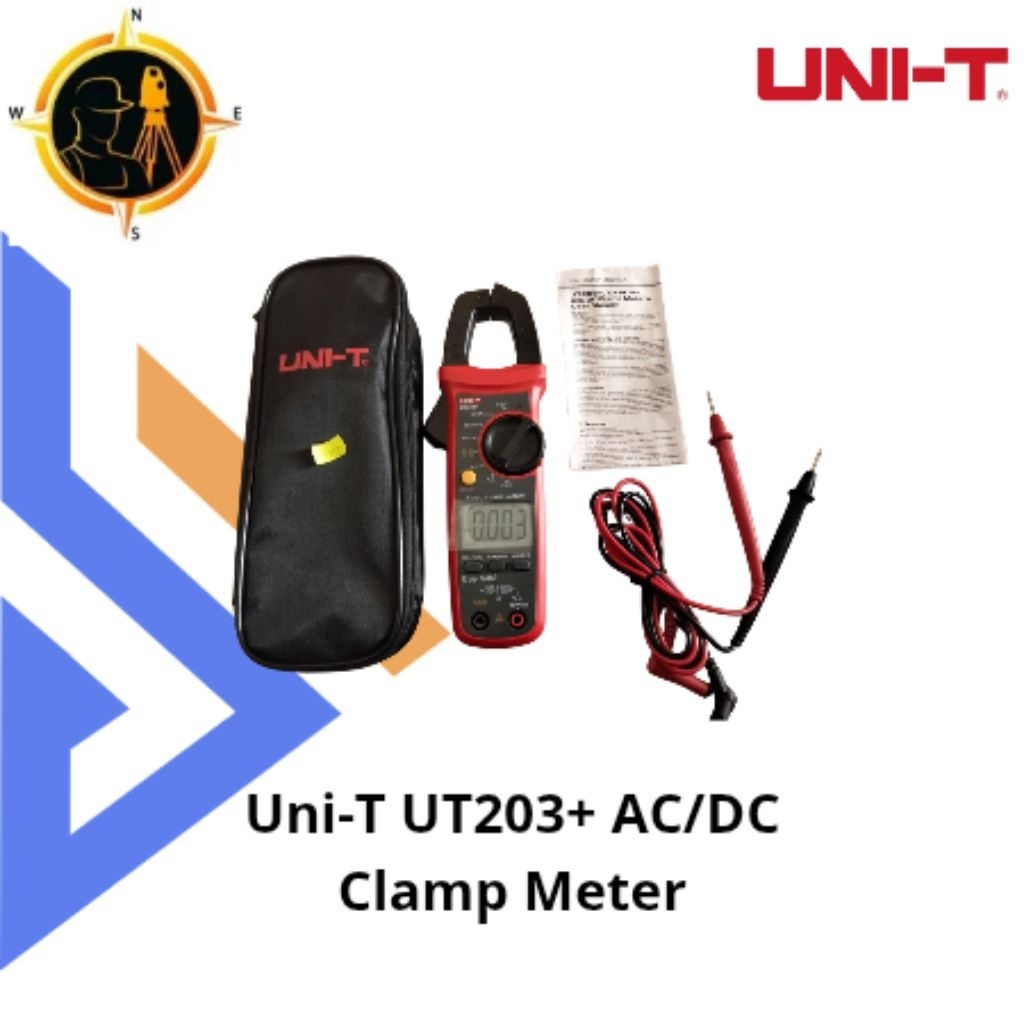 Uni-T UT203+ AC/DC Clamp Meter Baru