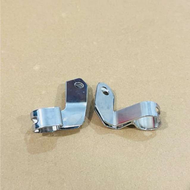 bracket selang rem belakang chrome PCX150 clamp selang rem chrome PCX150 1pasang