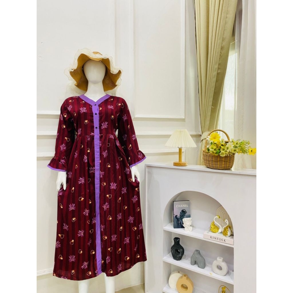 Gamis Harian Gamis Tali Daster Gamis Piyama Daster Ibu Hamil Daster Ibu Menyusui Dater kekinian Dast