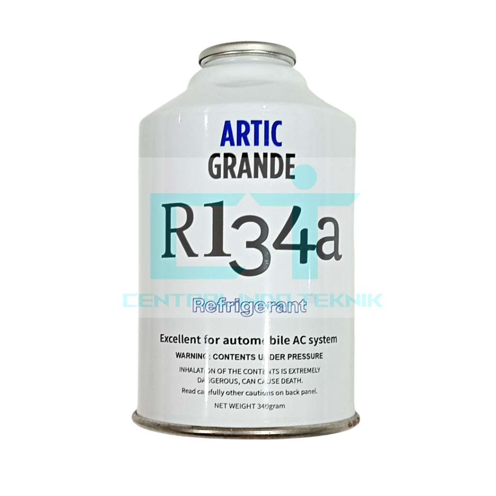 FREON R134A ARTIC GRANDE 340GR KALENG | REFRIGERAN KLEA R-134A | PENDINGIN AC MOBIL/KULKAS KALENG R1