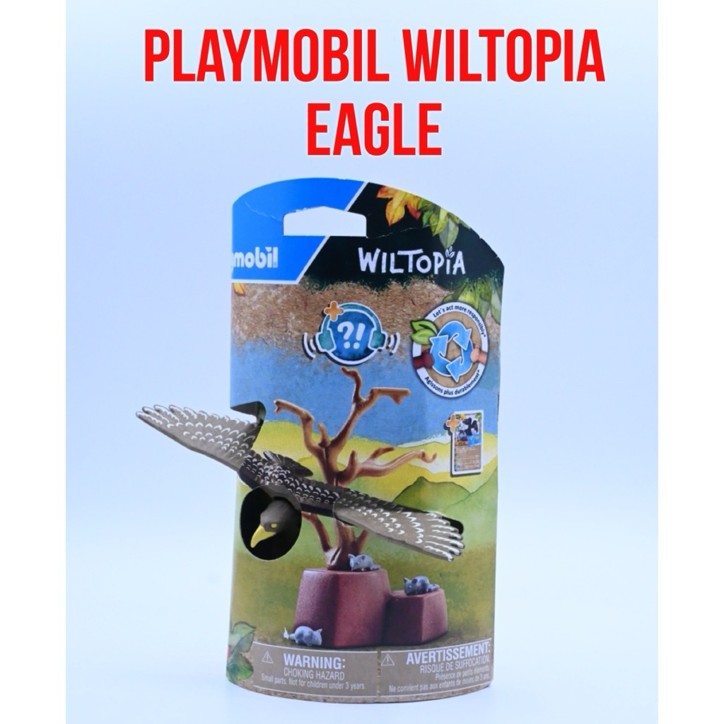 Playmobil  Wiltopia Peregrine Falcon Eagle Elang Falko Belalang Alap Alap Kawah Falco Peregrinus | M