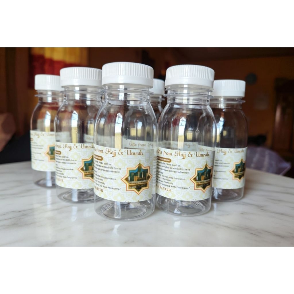 Botol Kosong Air Zam Zam Ukuran 60-80ml 1 Pack isi 100 Pcs