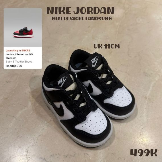 [PRELOVED] SEPATU NIKE JORDAN ORIGINAL ANAK LAKI-LAKI