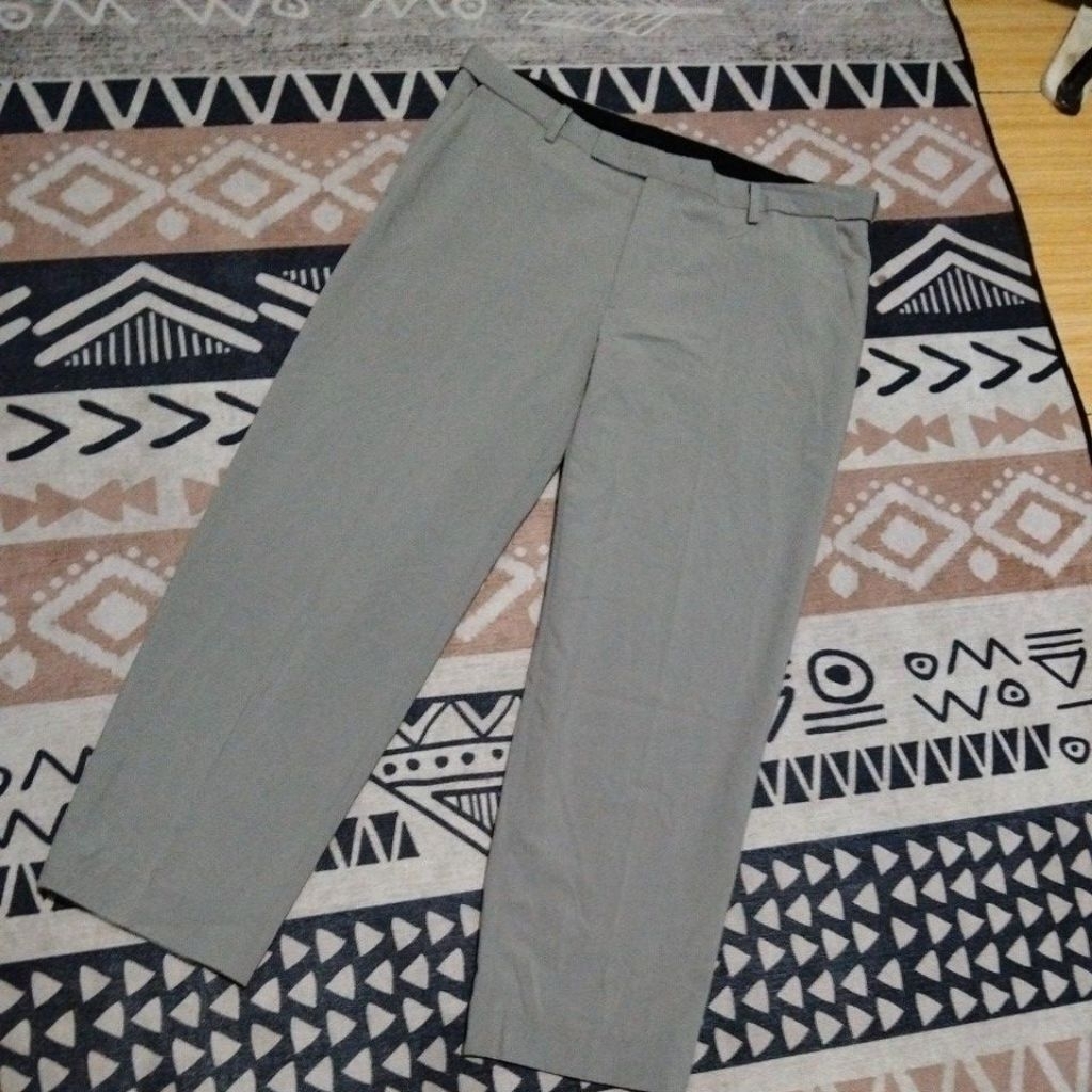 Concepts1one Celana formal,kantoran slim fit grey pria