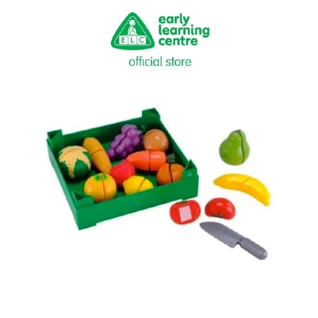 ELC paket mainan sayur buah potong edukatif dan nenyenangkan Original