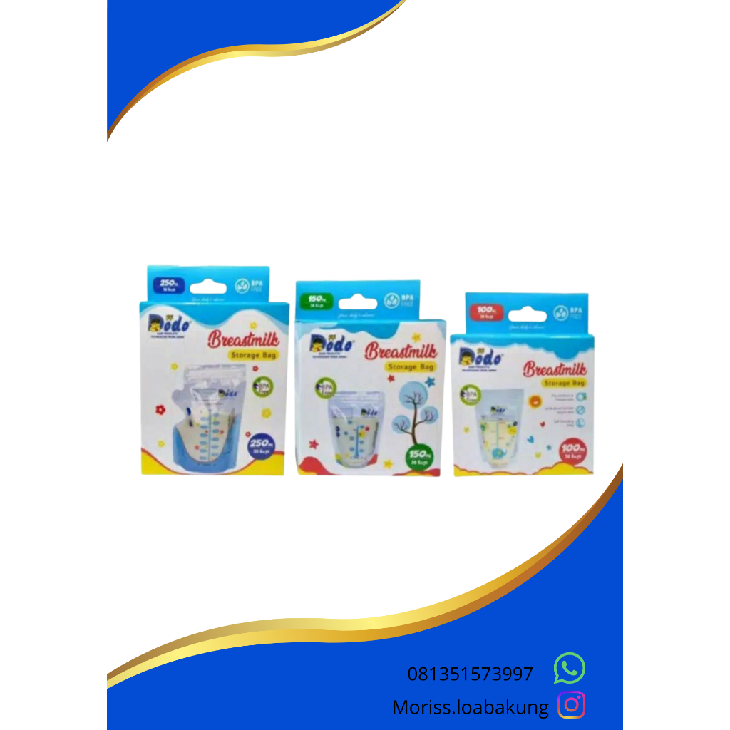 Dodo - Kantong Asi 100 Ml & 150 Ml