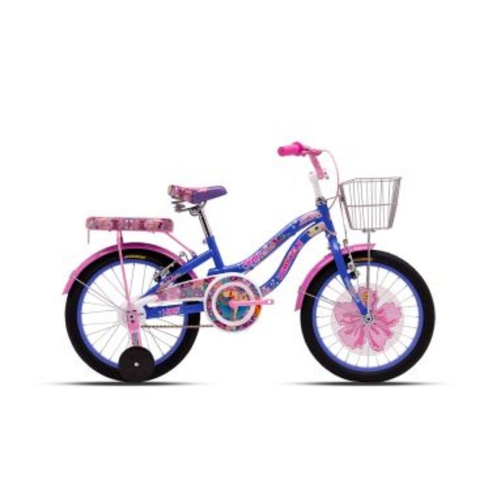 Sepeda Mini Anak Perempuan Wimcycle Yuna 18 inch