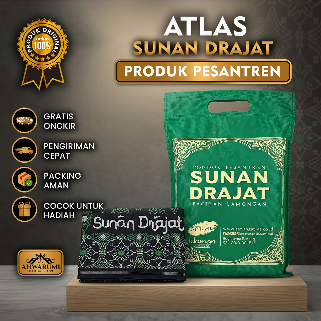 Sarung Atlas Sunan Drajat - Atlas Idaman Harmoni