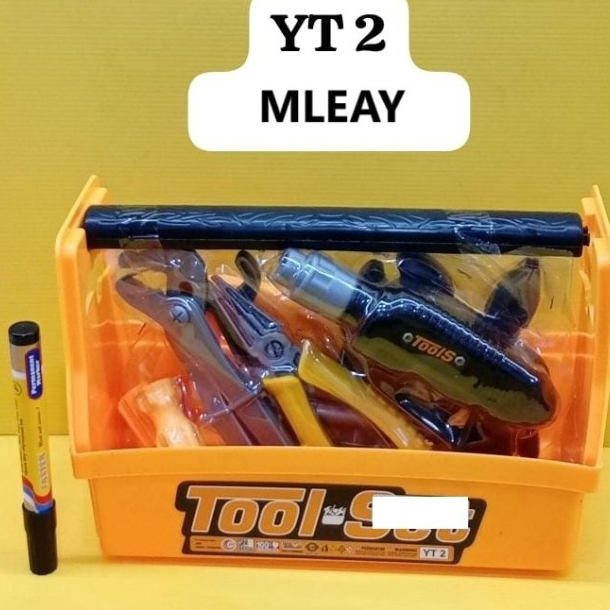 mainan pertukangan anak laki laki mainan toolset YT2 alat-alat perlengkapan tukang bangunan